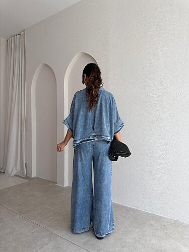 ANNA Denim Takım 3750 - Mavi - 3