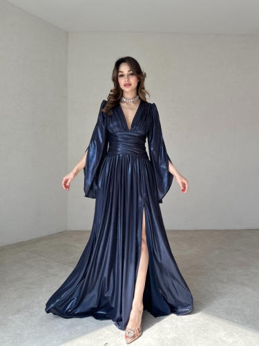 ARİA Maxi Elbise 8548 - Lacivert - 1