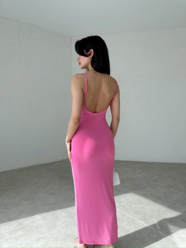  HOLMES Elbise 3881 - Pembe - 3