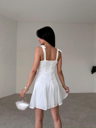 WİLLOW Elbise 3455 - Beyaz - 3