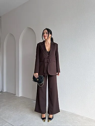 ASTON Takım 4153 - Acı Kahve - Mooi Butik