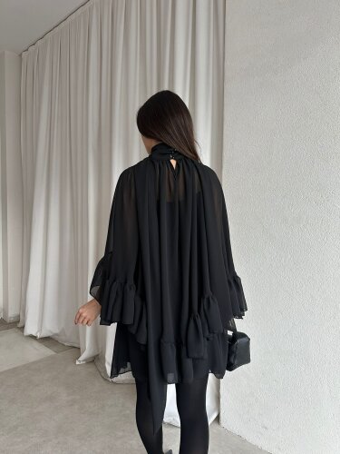 BAHAMA Elbise 8738 - Siyah - 4