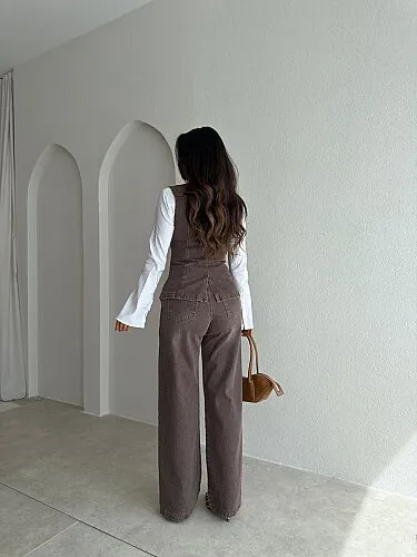 BAREL Denim Takım 4196 - Kahverengi - 4