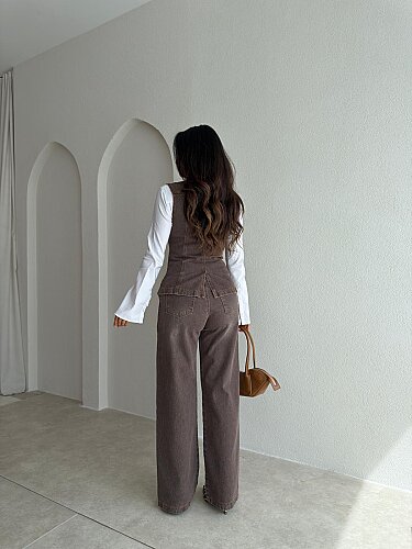 BAREL Denim Takım 4196 - Kahverengi - 4