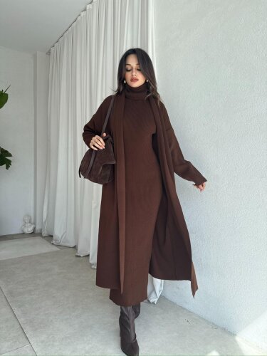 BARNEY Takım 4093 - Acı Kahve - 5