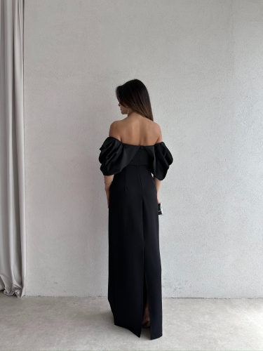 BARUCCİ Maxi Elbise 7005 - Siyah - 3