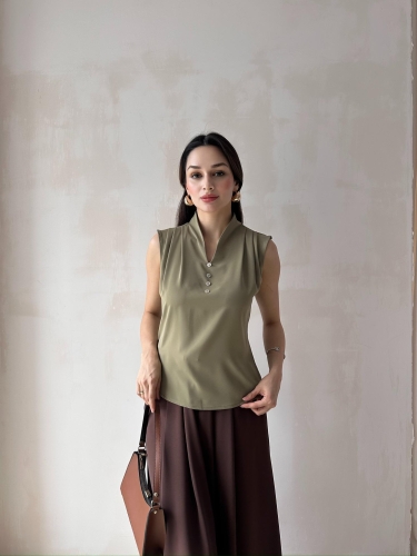 BRİTİSH Bluz 5084 - Haki - 2