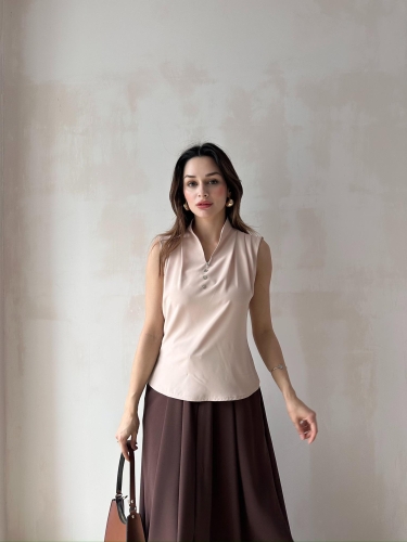 BRİTİSH Bluz 5084 - Krem - 1
