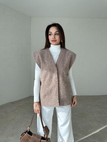 CARMELO Yelek 2460 - Vizon - 1