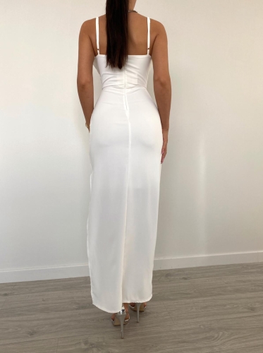 Callie Dress 1234 - White - 3