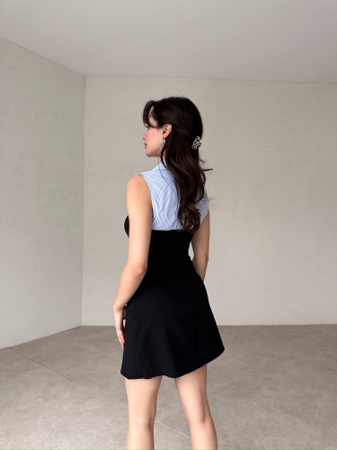 COLETTE Mini Elbise 8321 - Siyah - 3