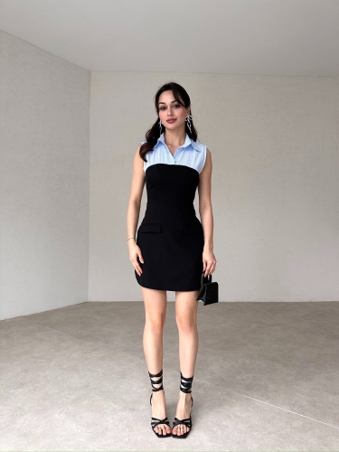 COLETTE Mini Elbise 8321 - Siyah - 2