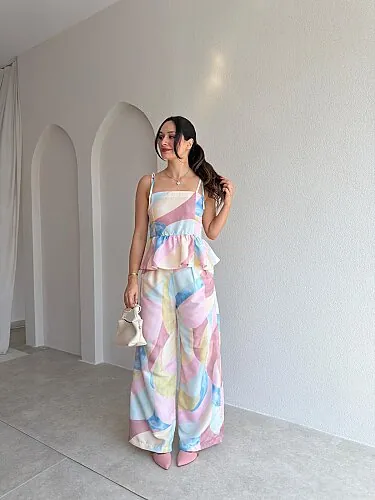 CRAFTER Renkli Takım 4074 - Pembe - Mooi Butik