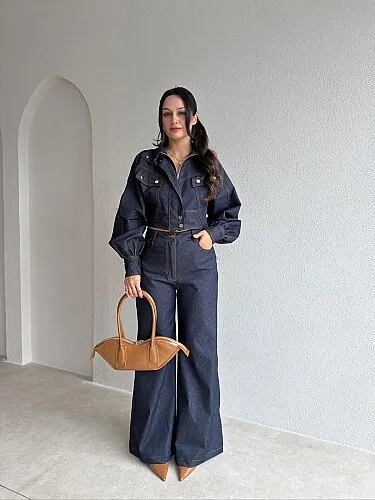 DAWOS Denim Takım 4310 - Lacivert - Mooi Butik