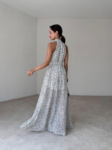 DİDEROT Maxi Elbise 9045 - Leopar - 3