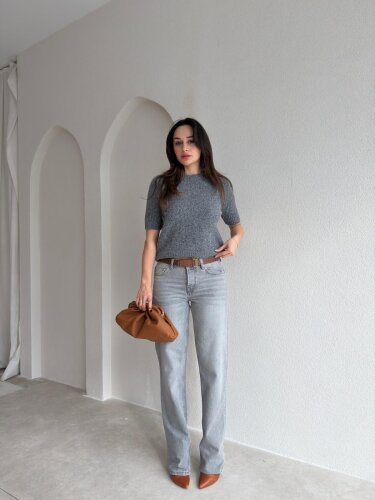 DİNA Jean 9014 - Gri - Mooi Butik