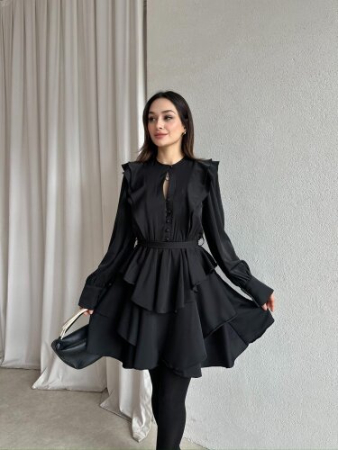 DREAM Elbise 5588 - Siyah - 1