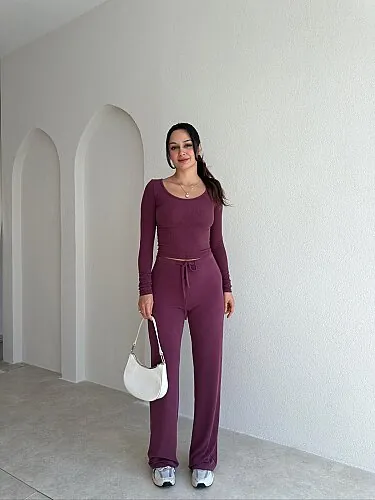 DREW Takım 4120 - Mürdüm - Mooi Butik
