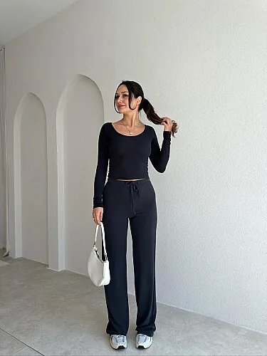 DREW Takım 4120 - Siyah - Mooi Butik