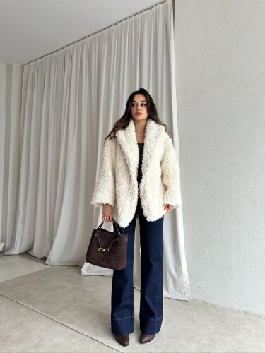 ELNA Kürk 8467 - Beyaz - 2