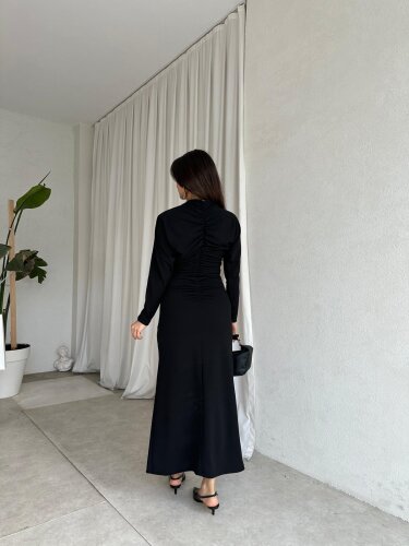 EMPİRE Midi Elbise 8554 - Siyah · 3