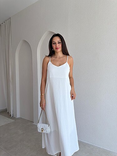 FAYRE Midi Elbise 3758 - Beyaz - 2