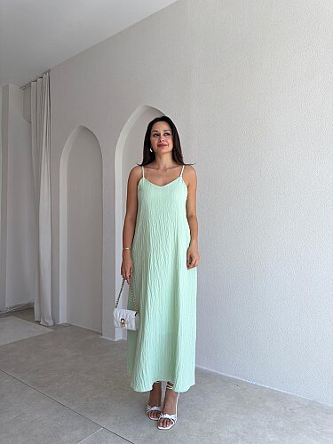 FAYRE Midi Elbise 3758 - Mint 