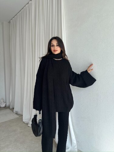 FEMME Takım 8443 - Siyah 