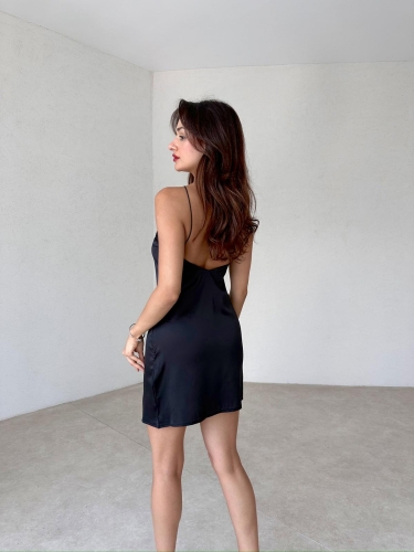 FERLİNDA Mini Elbise 3748 - Siyah - 2