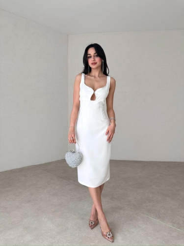 KEVİN Elbise 4783 - Beyaz