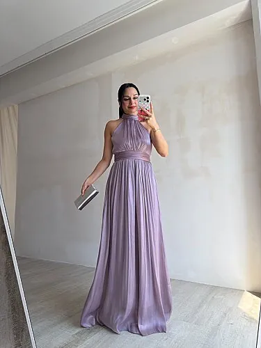 GRADYAN Maxi Elbise 6539 - Lila - 3