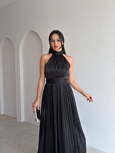 GRADYAN Maxi Elbise 6539 - Siyah - 2