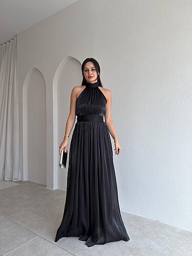 GRADYAN Maxi Elbise 6539 - Siyah 