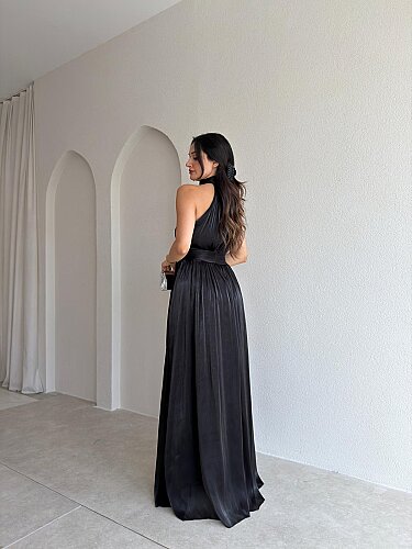 GRADYAN Maxi Elbise 6539 - Siyah - 4