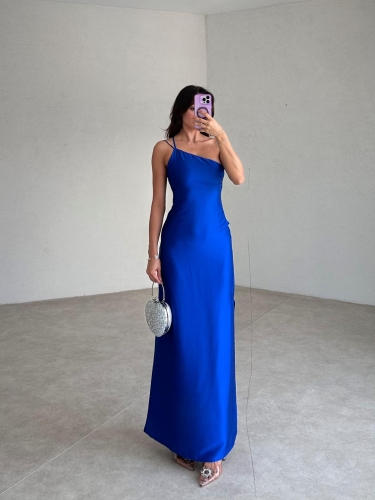 GUMBALL Maxi Elbise 2906 - Saks Mavisi - 3
