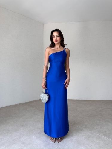 GUMBALL Maxi Elbise 2906 - Saks Mavisi - 4