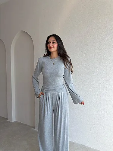 HONEY Takım 5899 - Gri - 2