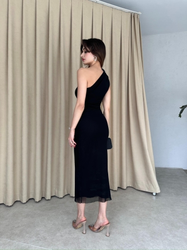 HOWKER Maxi Elbise 3892 - Siyah - 3