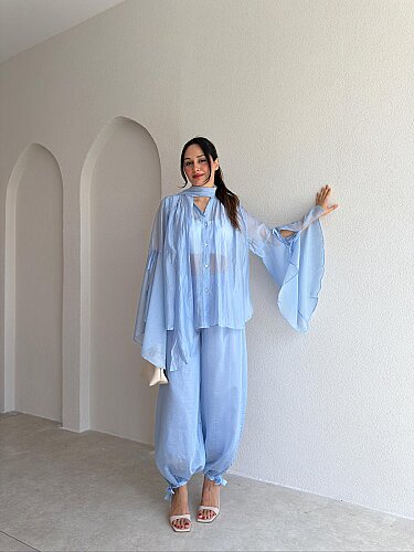 İNDİA Takım 4006 - Mavi - Mooi Butik