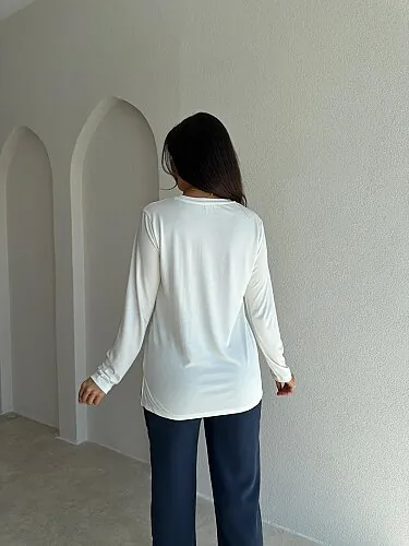  JASKO Body 4177 - Beyaz - Mooi Butik (1)