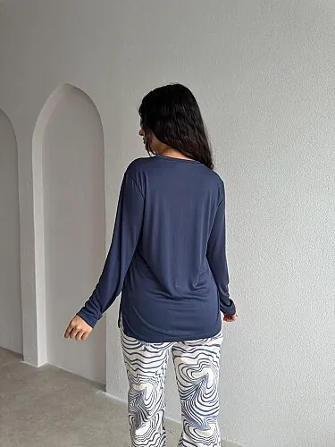 JASKO Body 4177 - İndigo - Mooi Butik