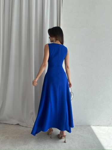 JOLENE Maxi Elbise 5055 - Saks Mavisi · 3