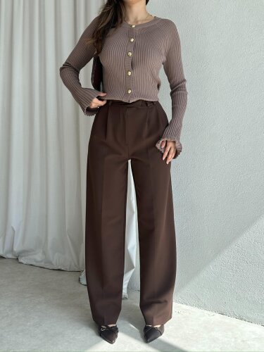 JUDGE Hırka 8341 - Kahverengi - Mooi Butik (1)