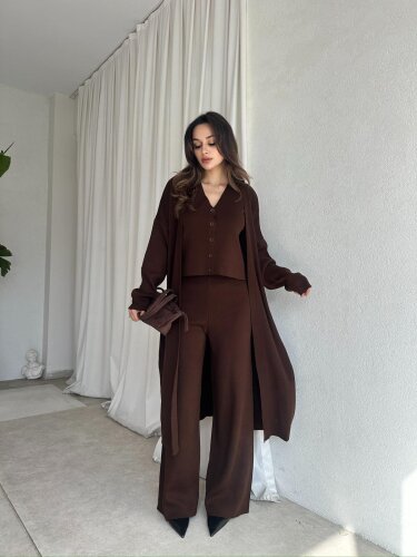 KASEY Takım 8507 - Acı Kahve - 3