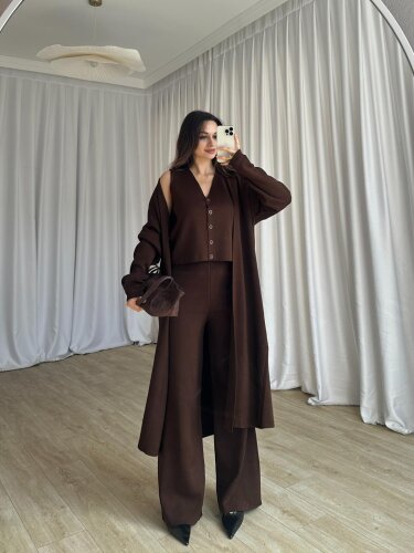 KASEY Takım 8507 - Acı Kahve - 2