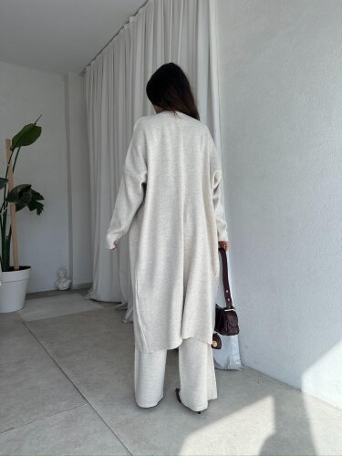 KASEY Takım 8507 - Krem - 4
