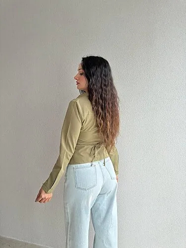 KELLY Gömlek 8691 - Haki - 2