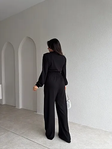 KENZİE Fermuarlı Takım 4316 - Siyah - 3