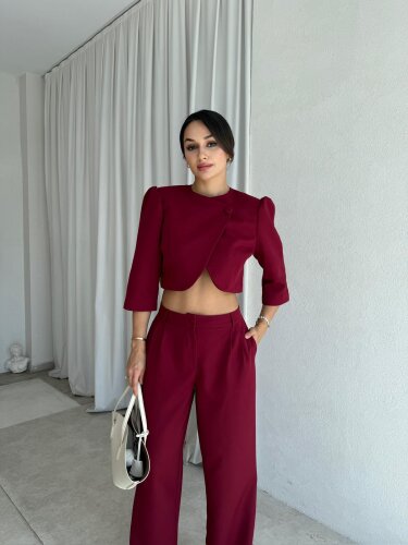 KOİ Takım 8593- Bordo - 4