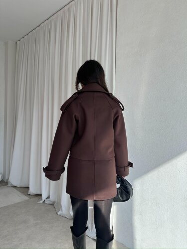 LARA Kaşe Takım 9244 - Acı Kahve - 4